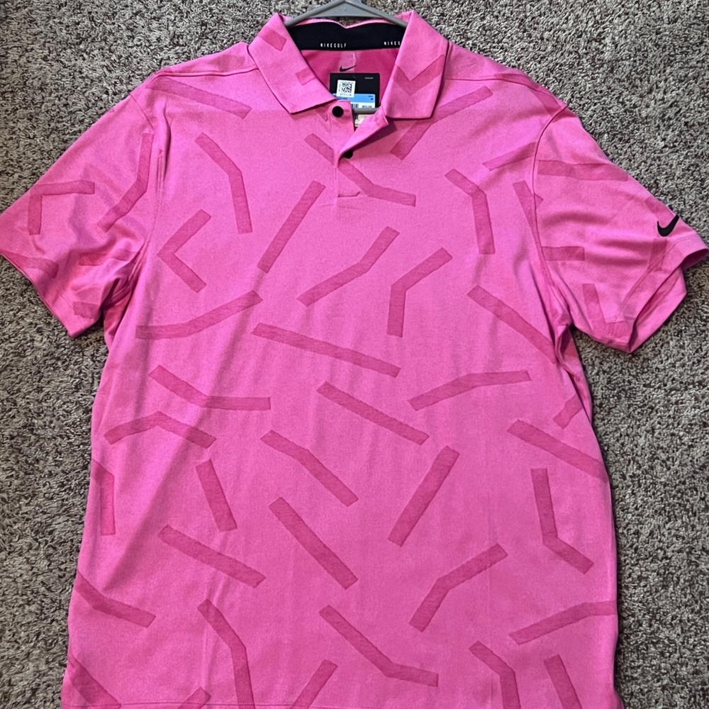 Nike Golf Pink Polo NWT